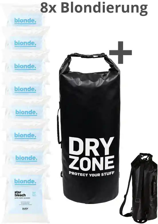 Dusy Star Bleach Blondierung 500g: 8 Stück + Seesack Sonderaktion