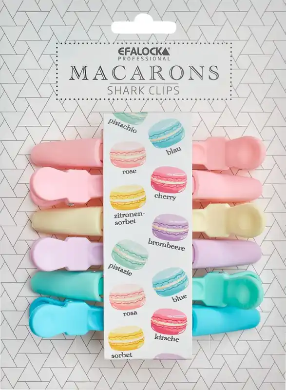 Efalock Sharkclips Macarons Edition Pastell Top-Preis