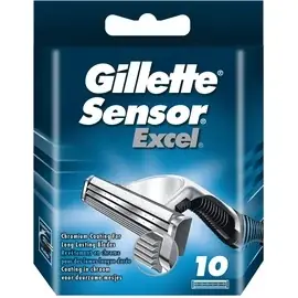 Gillette Sensor Excel Klingen 10er Geprüft