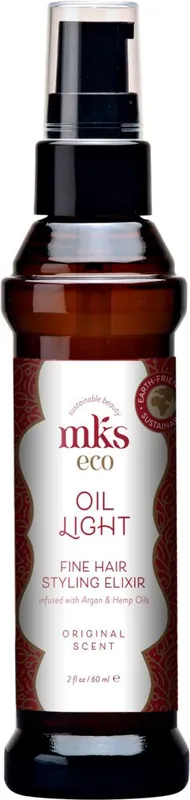 Geprüft MKS eco Oil Light - Haaröl für feines Haar 60 ml Light Breeze Duft - Bergamotte. Wacholderbeere