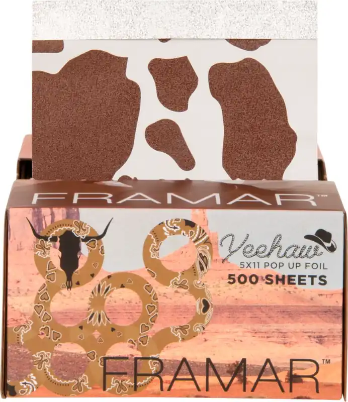 Sonderaktion Framar Pop Up Foil Yehaaw 500 Blatt (Strähnenfolie)