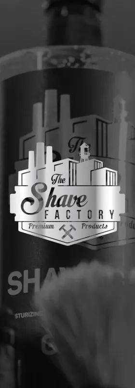 The Shave Factory Banner 56x160cm Neu