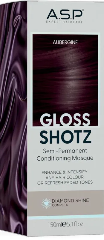 A.S.P Gloss Shotz 150ml (Farbgebende Haarmaske) aubergine Schnäppchen