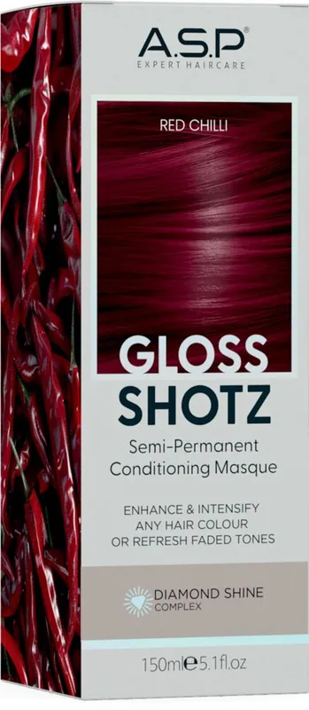 A.S.P Gloss Shotz 150ml (Farbgebende Haarmaske) aubergine Sichere Zahlung