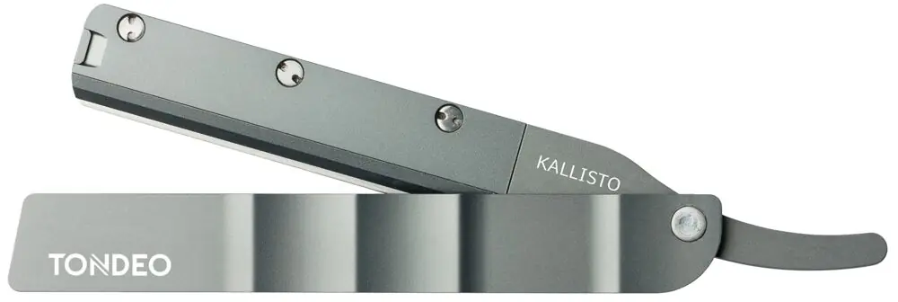 Sonderaktion Tondeo Rasiermesser Kallisto Black & Anthrazit anthrazit