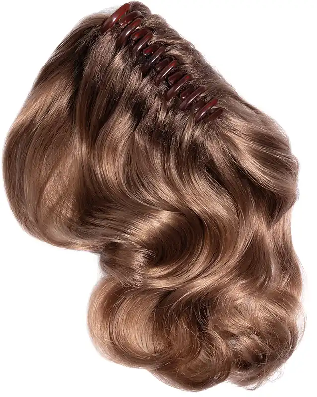 Must-Have Doublehair Clip-in Haarteil Double Style Ponytail aus Kunsthaar (mit Spange) 35 cm