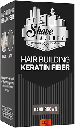 The Shave Factory Hair Building Keratin Fiber 22g (Schütthaar) black Bestseller