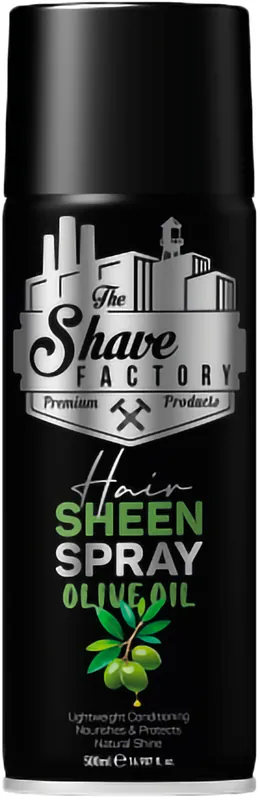 The Shave Factory Hair Sheen Spray 500ml (Glanzspray mit Duft) Coconut Neue Ware