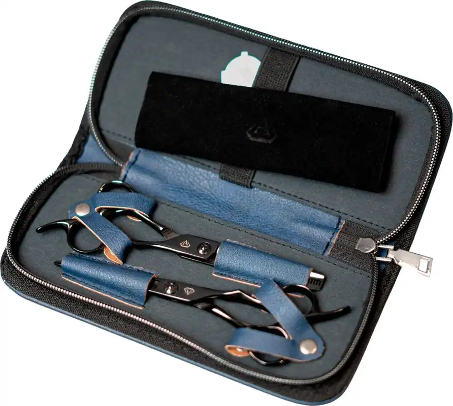 Online Kaufen Aristo Moonset Friseurschere + Modellierschere Offset 40 Zähne 5.5 + Modellierschere 40 Zähne
