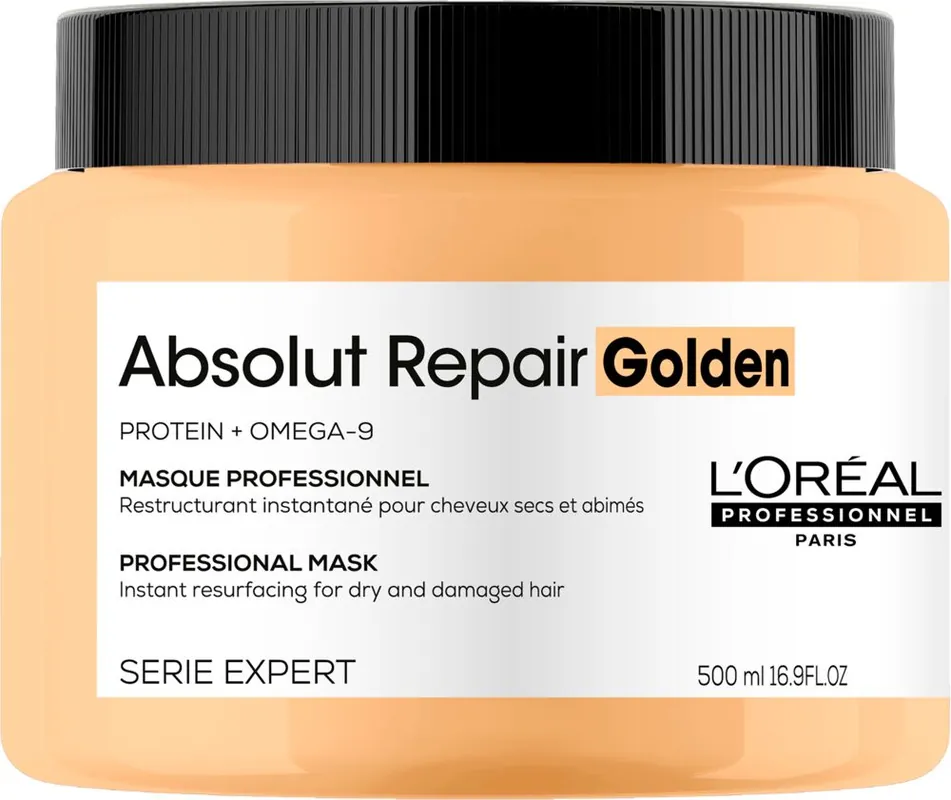 Serie Expert Absolut Repair Gold Mask (für strapaziertes Haar) Preis Gesenkt