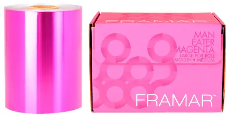 Sale Framar Smooth Roll Magenta 487m - glatte Alufolie 15my