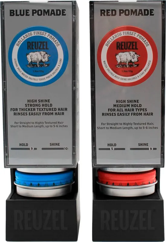 Reuzel Piglet Gravity Feed Display 2er Set (Für 95 g Dosen) Neuheit