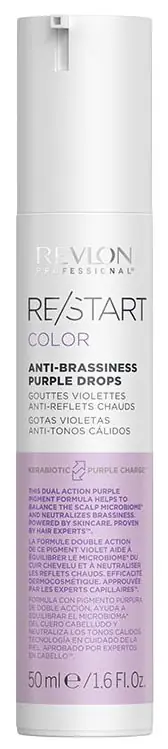 Revlon RE/START Anti-Brassiness Purple Drops 50 ml (gegen Gelbstich) Echt