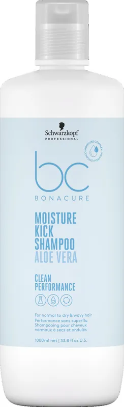 Zertifiziert Schwarzkopf Professional bc Bonacure Moisture Kick Shampoo (trockenes, normales, lockiges Haar)