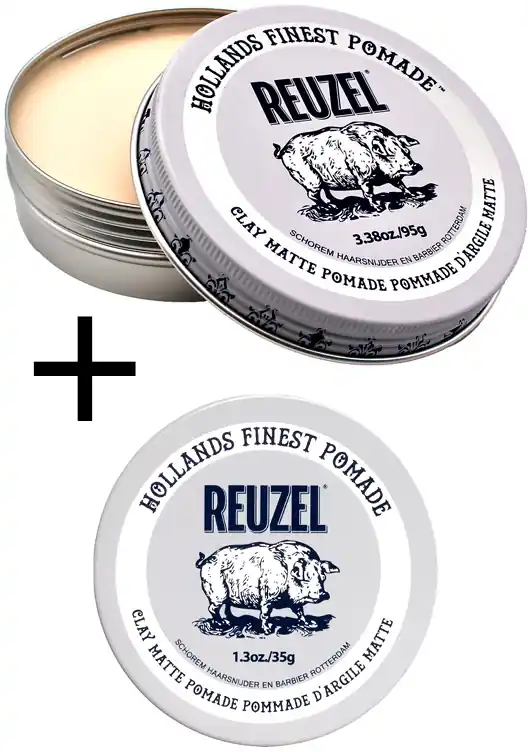 Schnäppchen Reuzel Hollands Finest Pomade Road Trip Sets: 95g Pomade + 35g GRATIS Pomade Blue