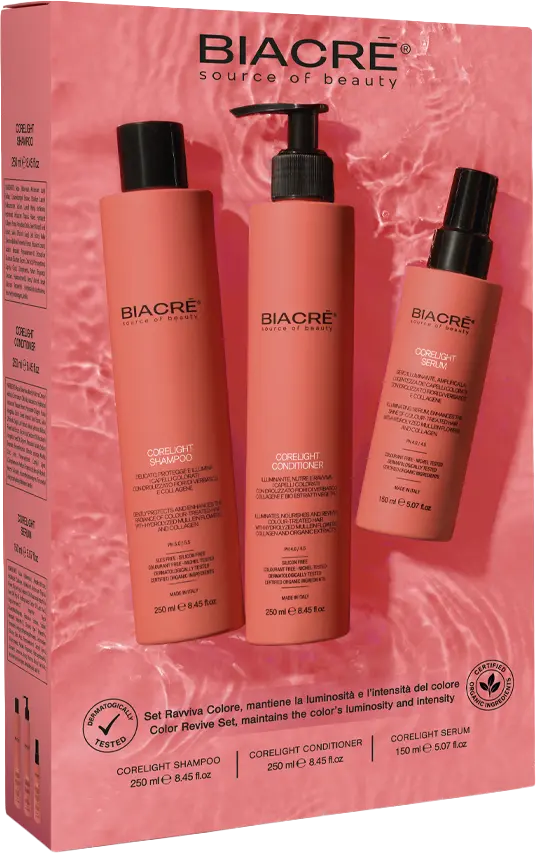 Biacre Farbschutz-Set: Corelight Shampoo+Conditioner+Serum Nur Für Kurze Zeit