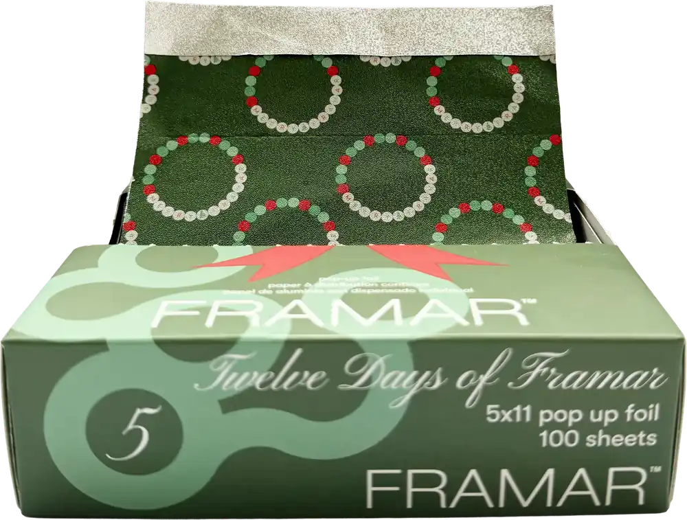 Framar Strähnenfolie 100 Blatt (Christmas-Edition) Bow & Mistletoe Online Kaufen