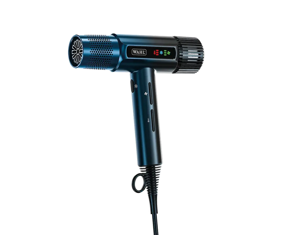 Wahl Vanquish Haartrockner + Föhnhalter cool blue Letzte Chance