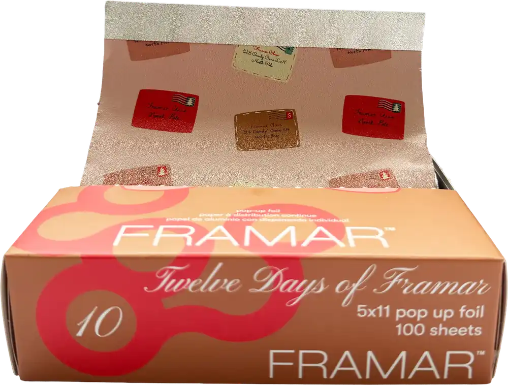 Top-Preis Framar Strähnenfolie 100 Blatt (Christmas-Edition) Bow & Mistletoe