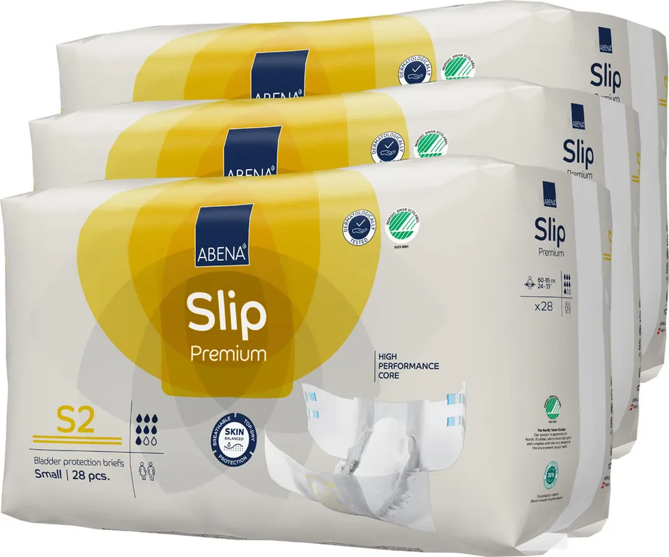 ABENA Slip Premium Gr. S2 - Inkontinenzwindeln (3x28 Stück) Rabatt