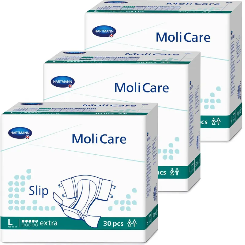 Aktuell HARTMANN MoliCare® Slip 5 Tropfen - LARGE (L) Inkontinenz-Windel - 3x30 Stück