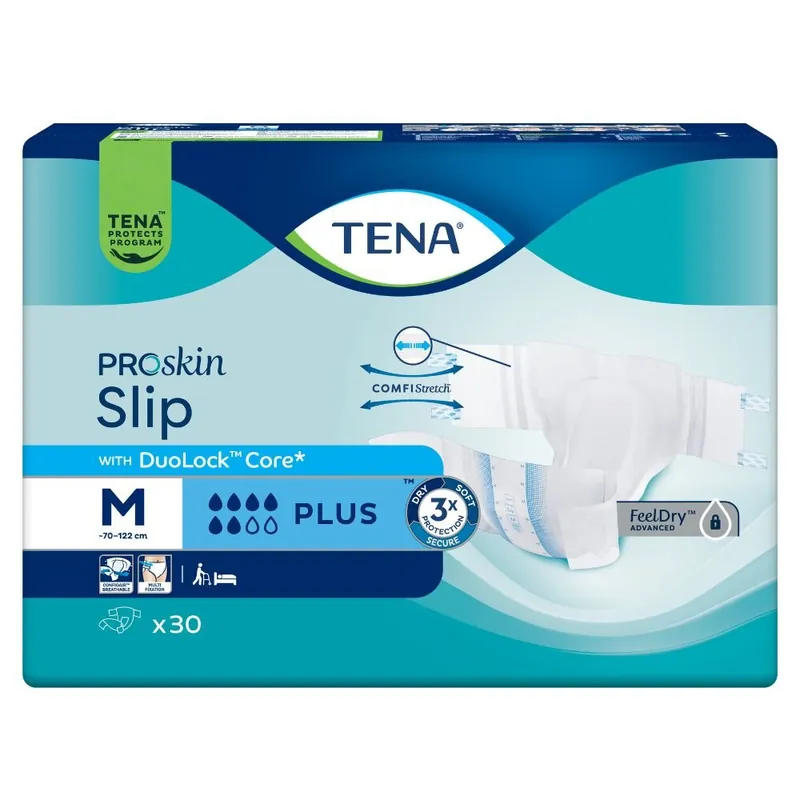 Sonderangebot TENA Slip PLUS - Inkontinenzwindeln - MEDIUM 30 Stück Packung