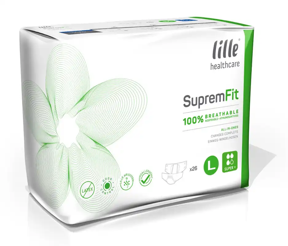 Preis Gesenkt LILLE Suprem Fit - SUPER - Inkontinenzwindeln - LARGE (L) - 22 St. Packung