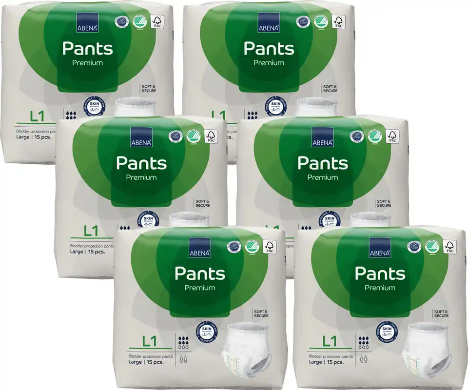 ABENA Pants Premium Large (L1) 6x15 (90 Stück) Direktkauf