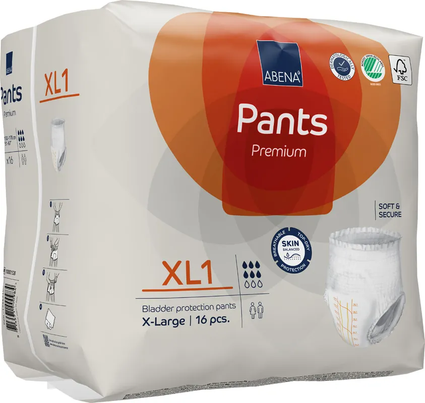 ABENA Pants Premium X-Large (XL1) 16 St. Packung Rabatt