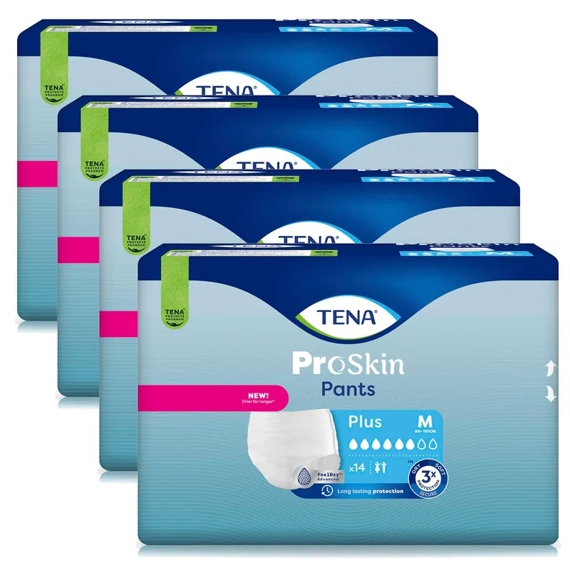 Bestpreis TENA ProSkin Pants PLUS Medium (M) - 4x14 Stück
