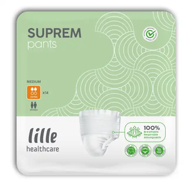 Meistverkauft LILLE Suprem Pants - EXTRA - (Inkontinenzslip) Gr. Medium 14 Stück Einzelpack