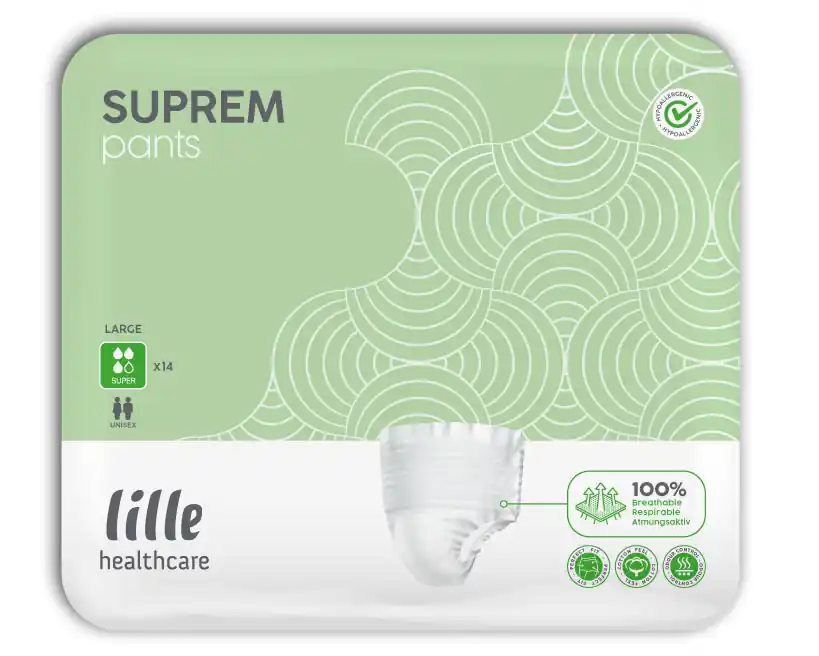LILLE Suprem Pants - SUPER - (Inkontinenzslip) Gr. Large 14 Stück Einzelpack Top-Seller