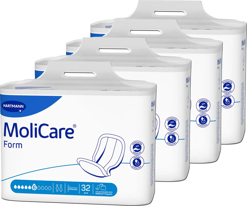 Schneller Versand HARTMANN MoliCare® Form 6 Tropfen - 128 Stück Karton