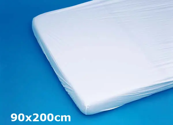 Matratzen Schutzbezug - Folie 0,1mm 90 x 200cm weiß Nur Für Kurze Zeit
