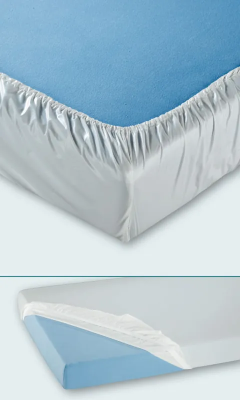 Markenware Suprima PVC Spannbetttuch - Größe: 100 x 200 x 20cm - 3066