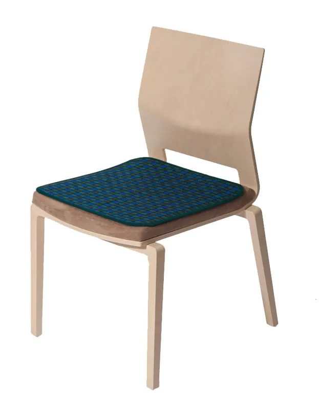 Sonderangebot Suprima gepolsterte Inkontinenz Sitzauflage - karo blau/grün - 3700