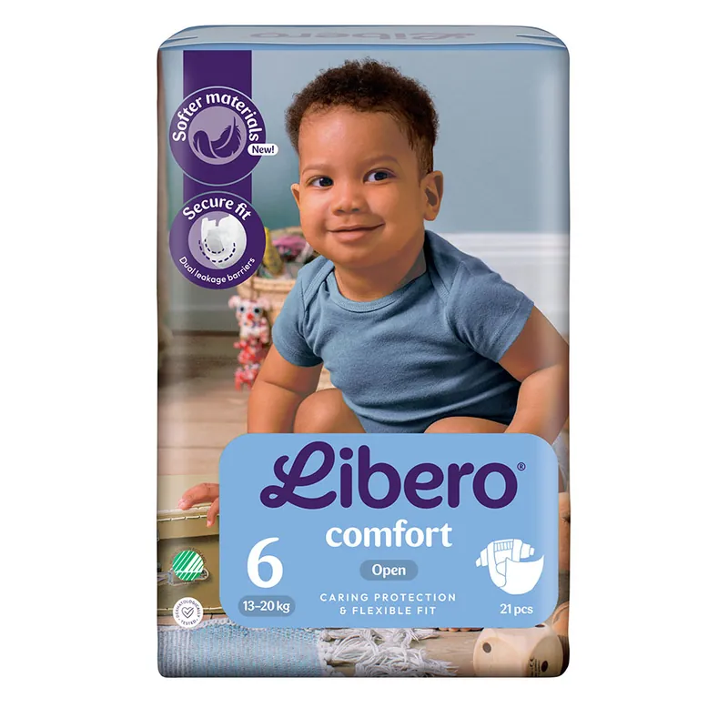 Libero Comfort Fit Gr. 6 Junior 13-20Kg (21 Stück Einzelpack) Neuheit