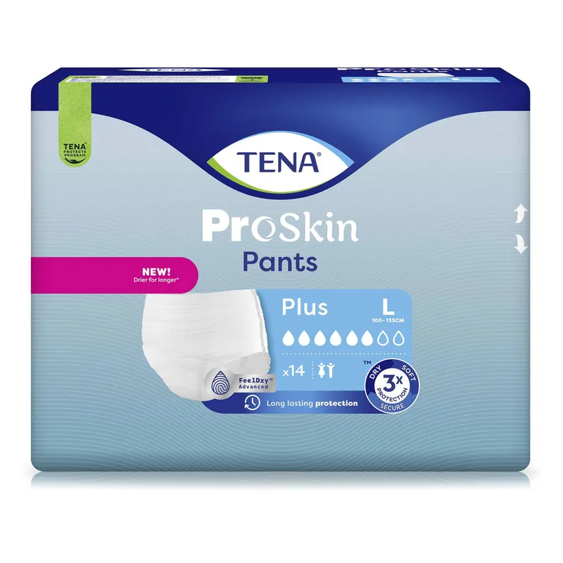 Highlight TENA ProSkin Pants PLUS Large (L) - 14 Stück Einzelpack