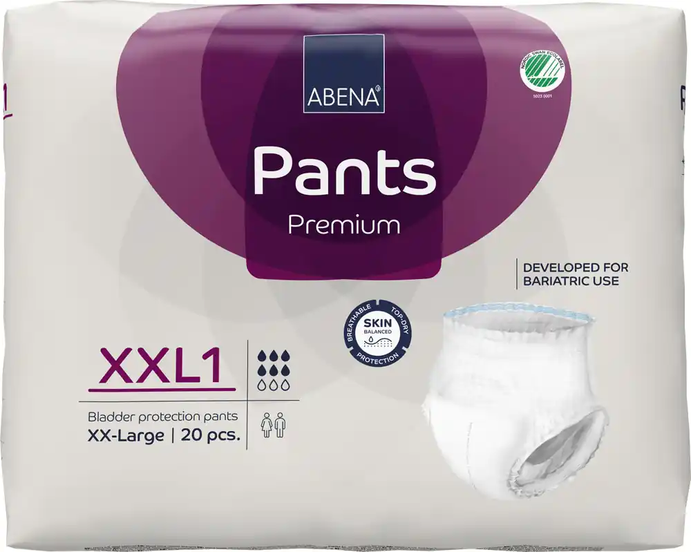 ABENA Pants XXL1 Bariatric - Hüftumfang 153-203 cm - 20 St. Packung Echt
