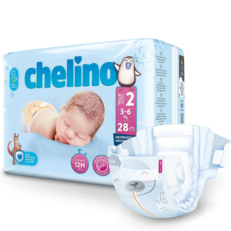 Chelino Design- Windeln (T2) MINI 3-6kg 28 Stück Einzelpack Online Kaufen