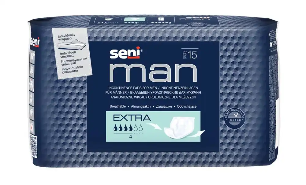 SENI Man EXTRA - Herrenvorlagen - 15 Stück Einzelpack Top-Angebot