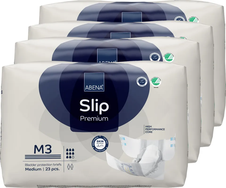 ABENA Slip Premium Gr. M3 - Inkontinenzwindeln (4x23 Stück) Direkt Vom Hersteller