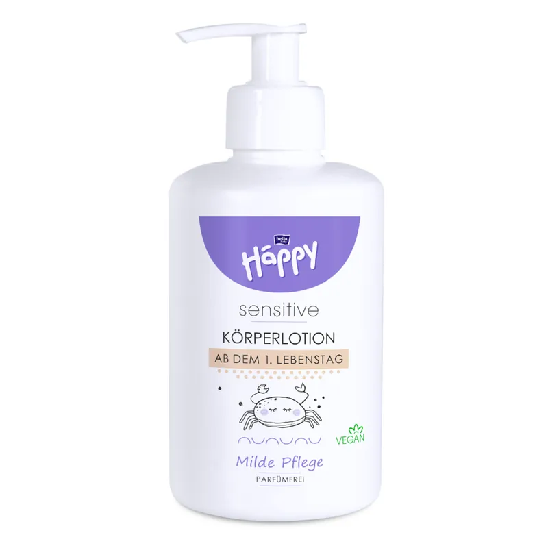 Bella Happy Sensitive Körperlotion - 300ml Pumpspender Mega-Angebot