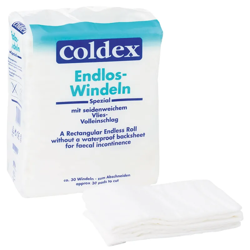 Highlight Coldex Endloswindeln spezial, 24 - lagig ohne Wäscheschutz - 12x30 Stück