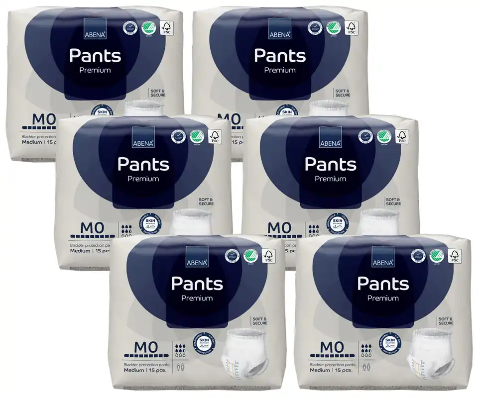ABENA Pants Premium ZERO Medium (M0) 6x15 (90 Stück) Sonderangebot