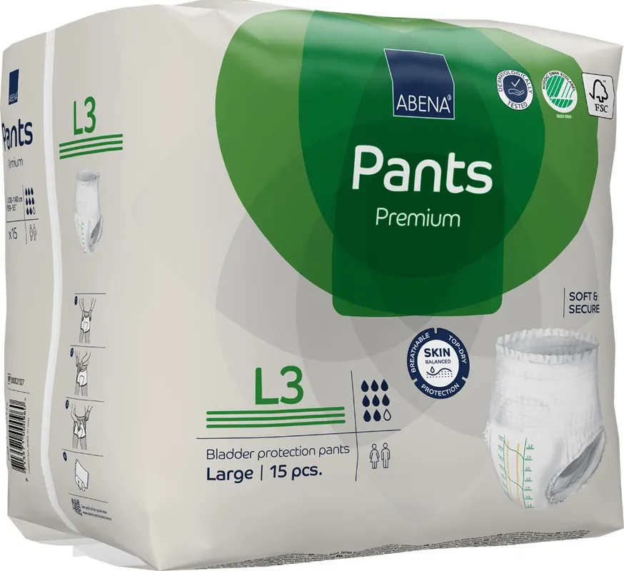 ABENA Pants Premium Large (L3) Saugstärke 3 - 15 St. Packung Solange Der Vorrat Reicht