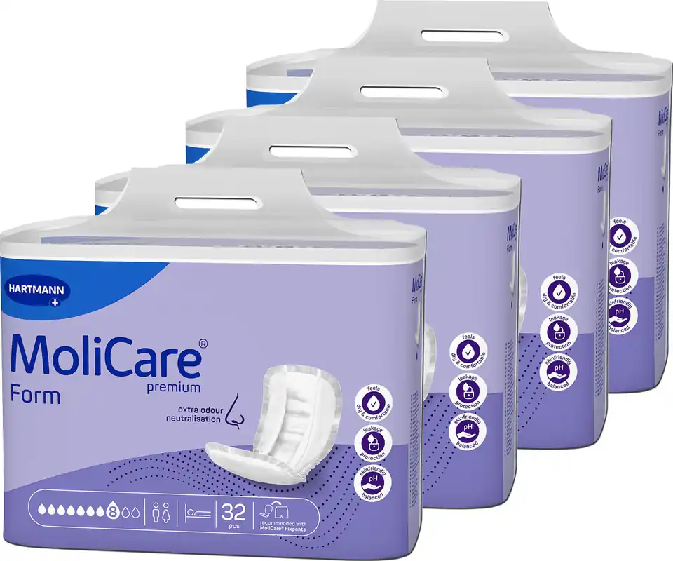 HARTMANN MoliCare® Premium Form 8 Tropfen (Inkontinenzvorlage) - 4x32 Stück Jetzt Bestellen