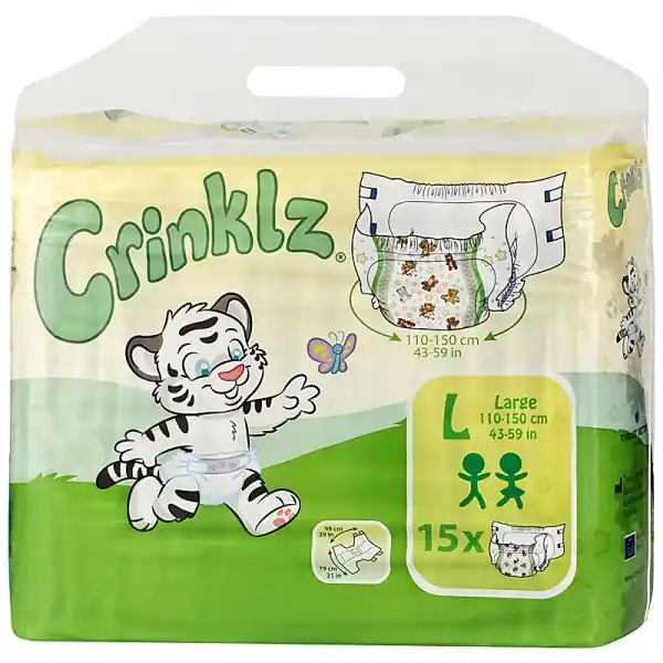 Crinklz Windeln "Original" mit lustigen Bärchen Motiven - Large (L) Preisreduziert