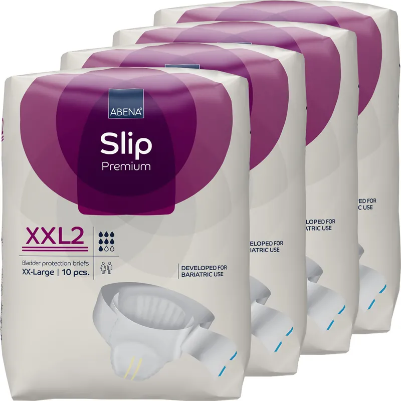 ABENA Slip Premium XXL2 Bariatric - Windeln mit Klett - 4x10 St. Karton Versand Am Gleichen Tag