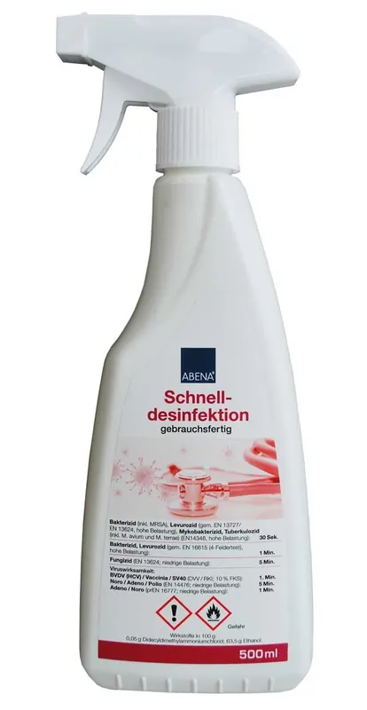 ABENA Schnelldesinfektion - 500ml Sprühflasche Letzte Chance